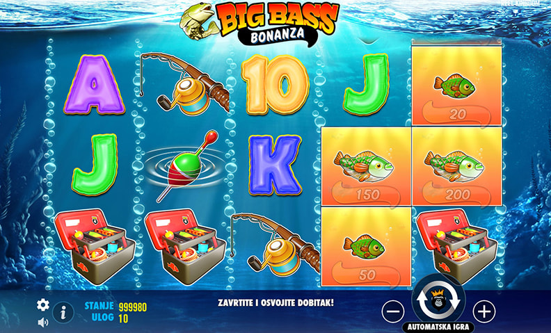 Demo automatu Big Bass Bonanza