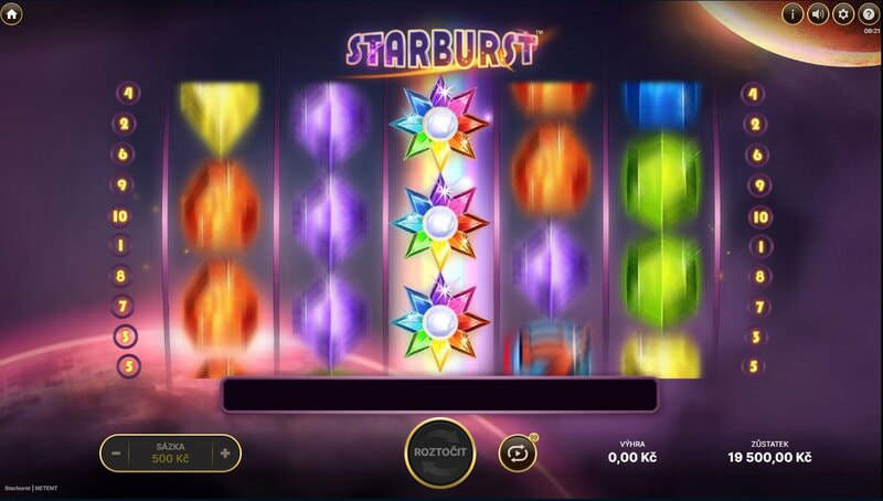 Respiny v automatu Starburst