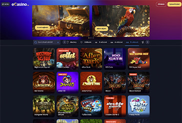 Domovská stránka casina eCasino