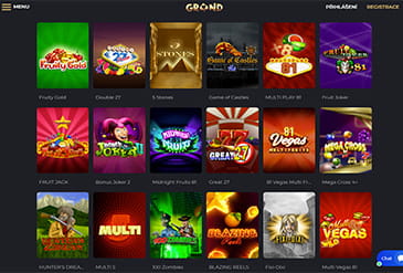 Výběr her casina GrandWin
