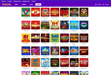 Náhled výběru hry Maxa