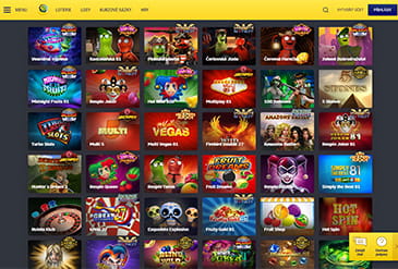 Výběr her casina Sazka