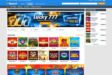 Výběr her casina Tipsport