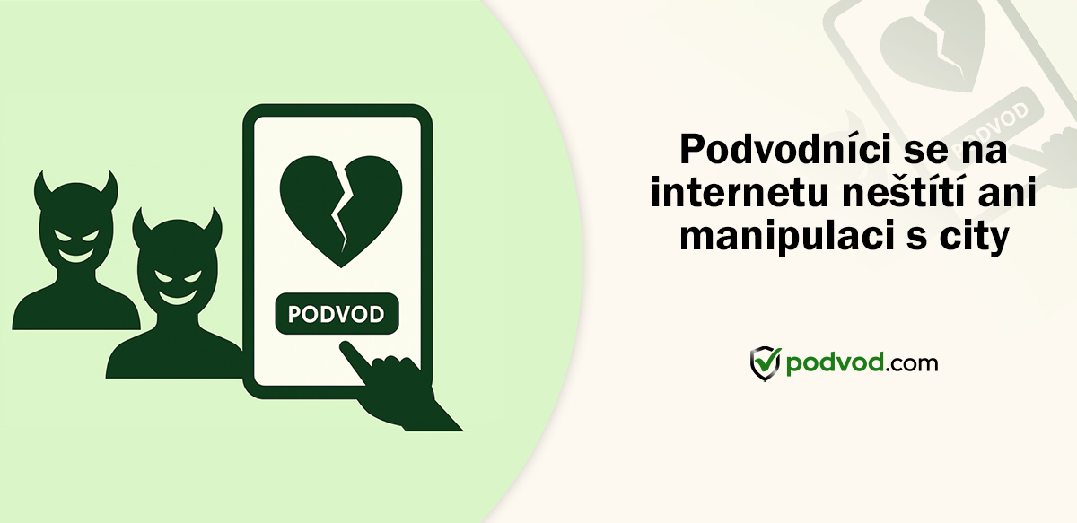 Dábelské tváře koukají zpoza mobilu se zlomeným srdcem - vytvořeno AI pro účely podvod.com