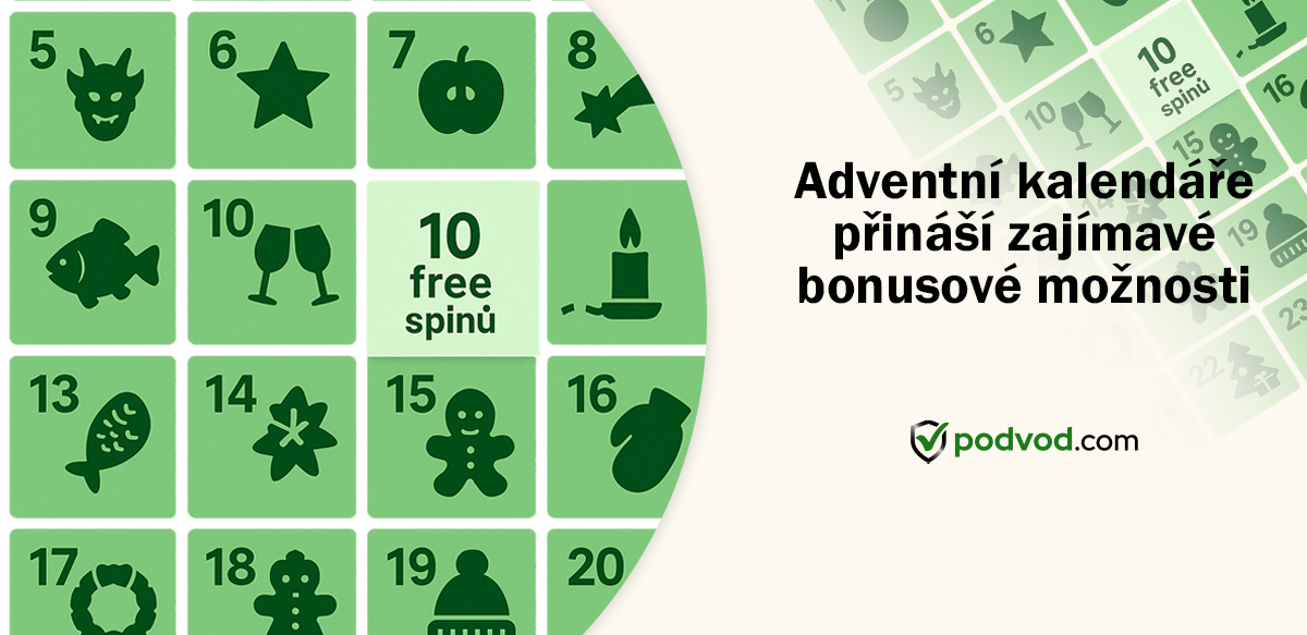 Bonusový adventní kalendář (vytvořeno AI pro účely podvod.com)